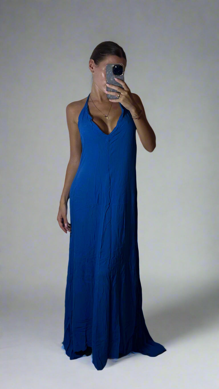 Long Backless Dress - Indah Clothing