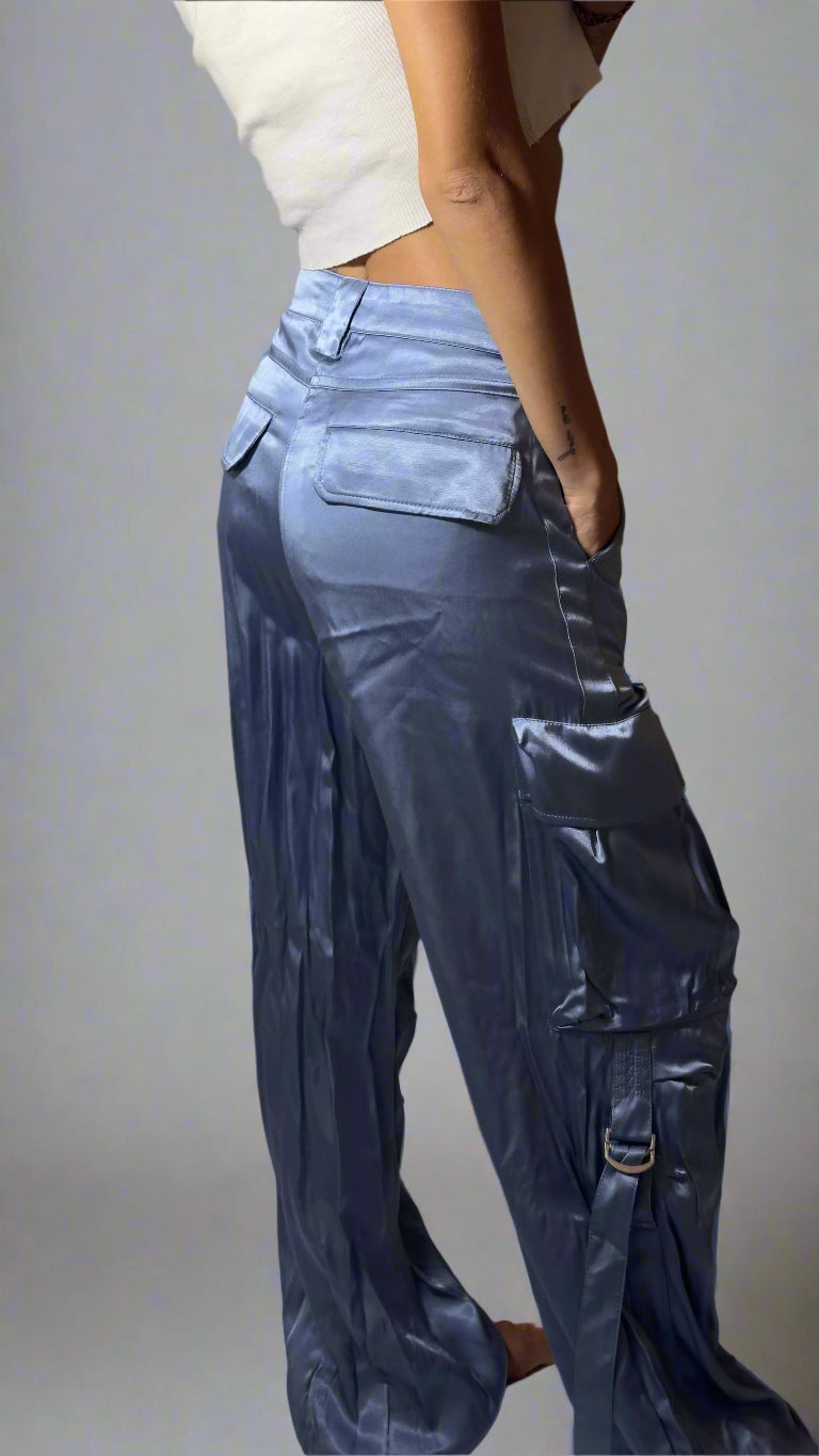 Cargo Pants Satin - Zara