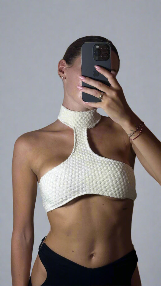 Neckholder Crop Top - Indah Clothing